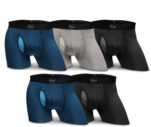 The Luxe Leaf Briefs Set in Black – Plush Underwear
